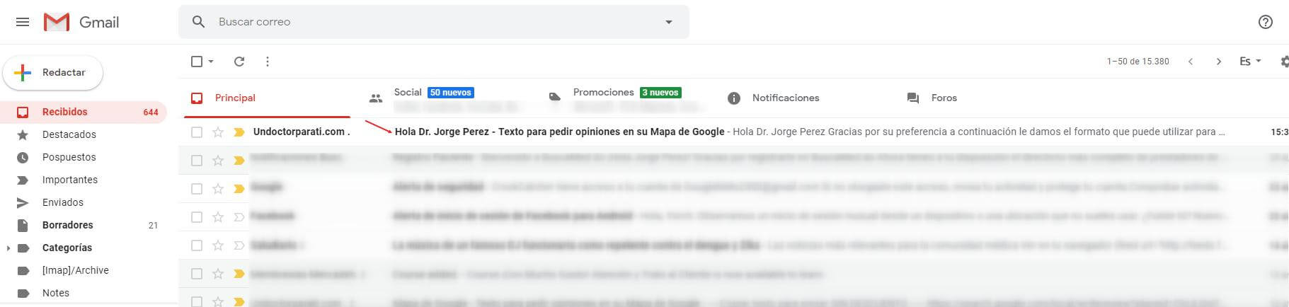 Comentarios de pacientes en google maps busines, Comentarios de pacientes 25