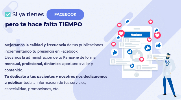 Paquetes Redes Sociales para doctores en